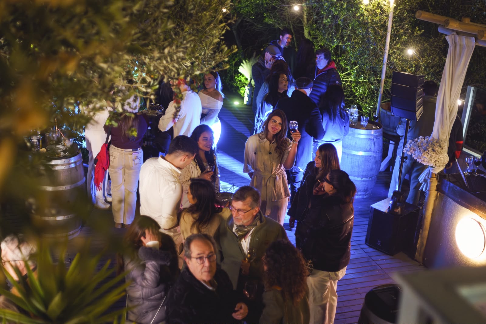 Montaje completo del carro Casa Oliva en evento